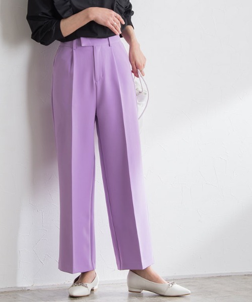 センタープレスボックスパンツ