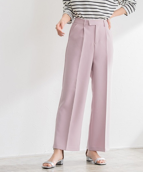 センタープレスボックスパンツ