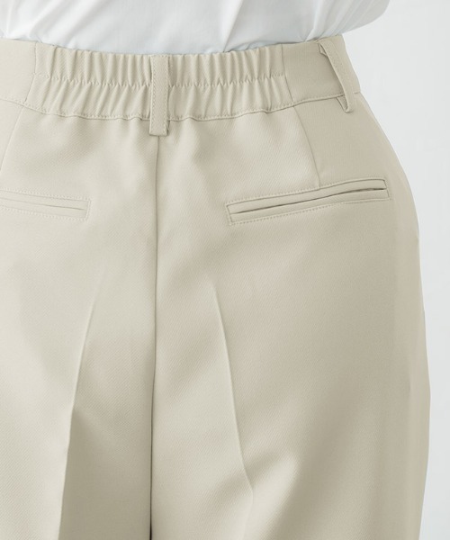 Pierrot(ピエロ)の「センタープレスボックスパンツ(その他パンツ・レディース・ホワイト/ブラック/グレー/ピンク/イエロー/ミント/ライトベージュ/マスタード/ブラウン/グレー系その他/ラベンダー/グリーン/ブルーグリーン/モカ/ワインレッド/ピンク系その他/ネイビー・M/L/PS/PM/PL/TL/TM/S)」の18枚目の写真