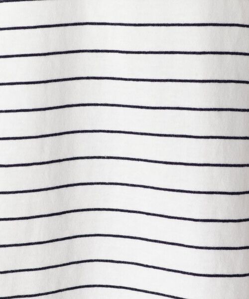 pink adobe（ピンクアドベ）の「◆【M-LL】【洗える】スクエアスリット5分袖Tシャツ（Tシャツ/カットソー・レディース・チャコールグレー/オフホワイト/ライトグリーン/ホワイト系5・40/38/42）」の14枚目の写真