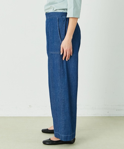 conges payes ADIEU TRISTESSE（コンジェ ペイエ アデュートリステス）の「ウエストロープワークパンツ（その他パンツ・レディース・アイボリー/インディゴブルー/ベージュ・38）」の22枚目の写真