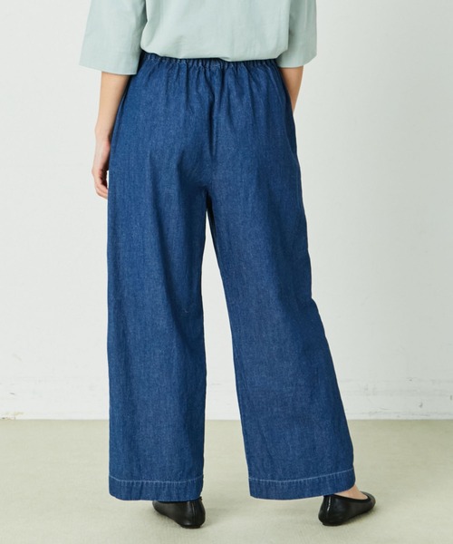 conges payes ADIEU TRISTESSE（コンジェ ペイエ アデュートリステス）の「ウエストロープワークパンツ（その他パンツ・レディース・アイボリー/インディゴブルー/ベージュ・38）」の19枚目の写真