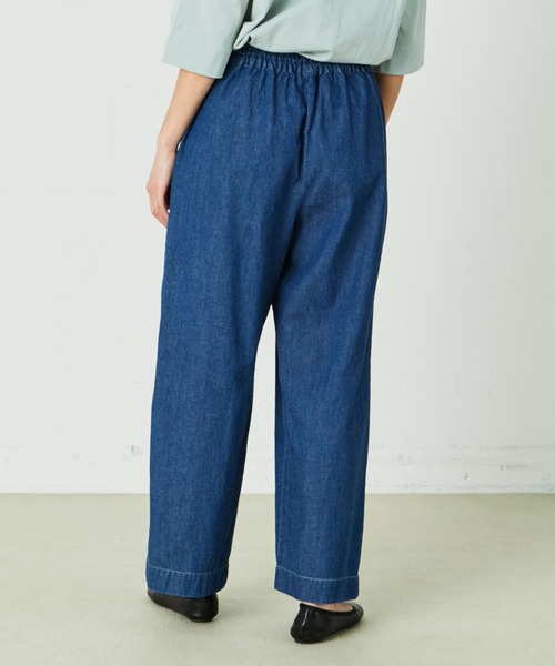 conges payes ADIEU TRISTESSE（コンジェ ペイエ アデュートリステス）の「ウエストロープワークパンツ（その他パンツ・レディース・アイボリー/インディゴブルー/ベージュ・38）」の4枚目の写真