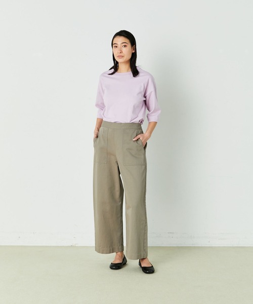 conges payes ADIEU TRISTESSE（コンジェ ペイエ アデュートリステス）の「ウエストロープワークパンツ（その他パンツ・レディース・アイボリー/インディゴブルー/ベージュ・38）」の20枚目の写真