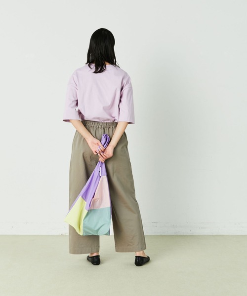 conges payes ADIEU TRISTESSE（コンジェ ペイエ アデュートリステス）の「ウエストロープワークパンツ（その他パンツ・レディース・アイボリー/インディゴブルー/ベージュ・38）」の5枚目の写真