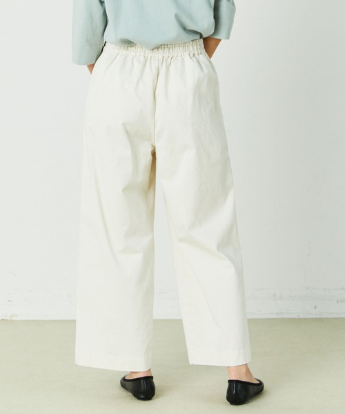 conges payes ADIEU TRISTESSE（コンジェ ペイエ アデュートリステス）の「ウエストロープワークパンツ（その他パンツ・レディース・アイボリー/インディゴブルー/ベージュ・38）」の12枚目の写真