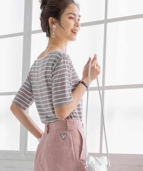 ラウンドネックとろみボーダーtシャツ レディース Women Coen コーエン 公式ファッション通販