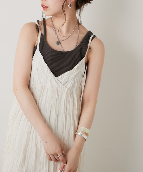 SeeByChloé フリル Aラインワンピース クリーム fit=scale-down,w=1200