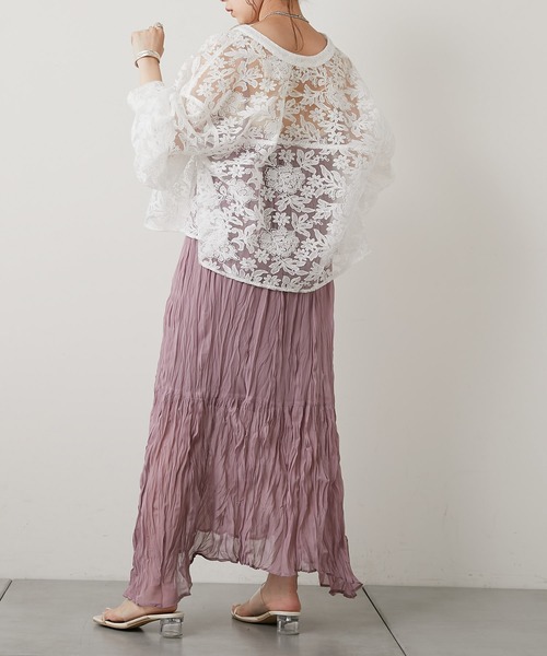 SeeByChloé フリル Aラインワンピース クリーム fit=scale-down,w=1200