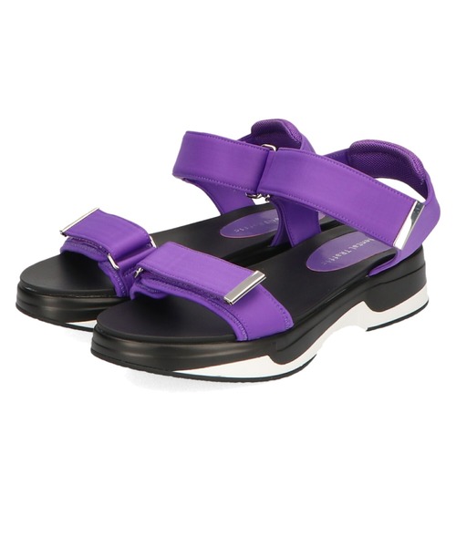 ORiental TRaffic（オリエンタルトラフィック）の「厚底ナイロンスポーティサンダル/11207（サンダル・レディース・ブラック/パープル/ブラウン/グレー・LL/3L/SS/S/M/L）」の9枚目の写真
