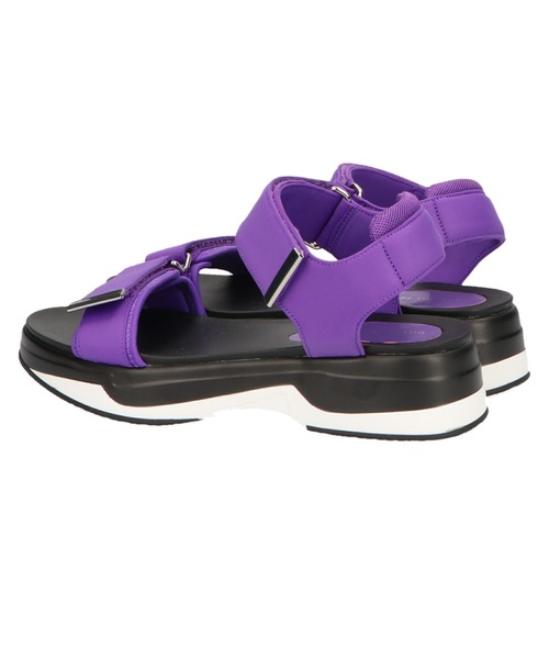 ORiental TRaffic（オリエンタルトラフィック）の「厚底ナイロンスポーティサンダル/11207（サンダル・レディース・ブラック/パープル/ブラウン/グレー・LL/3L/SS/S/M/L）」の11枚目の写真