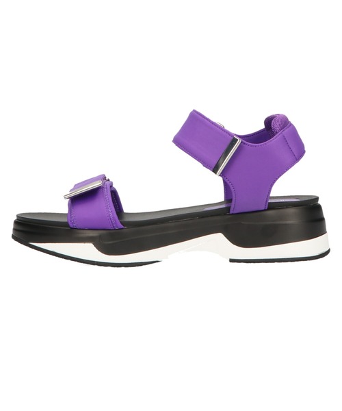 ORiental TRaffic（オリエンタルトラフィック）の「厚底ナイロンスポーティサンダル/11207（サンダル・レディース・ブラック/パープル/ブラウン/グレー・LL/3L/SS/S/M/L）」の10枚目の写真