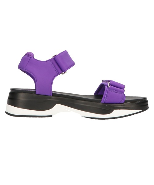 ORiental TRaffic（オリエンタルトラフィック）の「厚底ナイロンスポーティサンダル/11207（サンダル・レディース・ブラック/パープル/ブラウン/グレー・LL/3L/SS/S/M/L）」の13枚目の写真