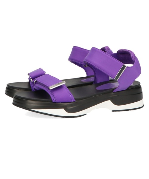 ORiental TRaffic（オリエンタルトラフィック）の「厚底ナイロンスポーティサンダル/11207（サンダル・レディース・ブラック/パープル/ブラウン/グレー・LL/3L/SS/S/M/L）」の15枚目の写真