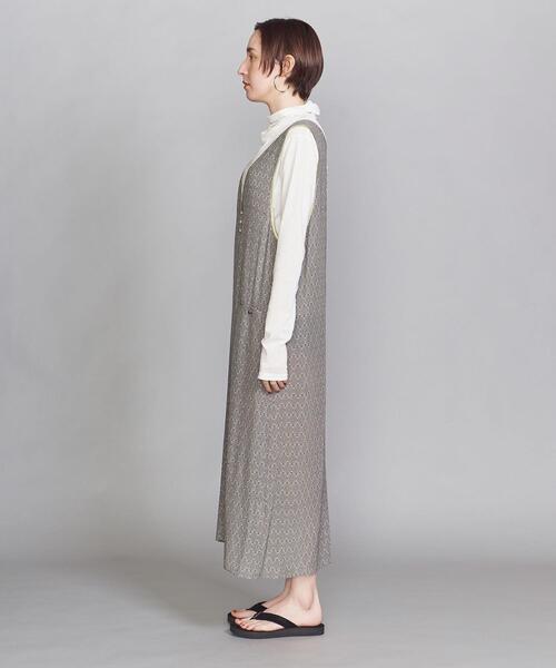 BRISEMY（ブライズミー）の「＜BRISEMY＞プリントノースリーブワンピース -2WAY-（ワンピース・レディース・イエロー・38）」の6枚目の写真