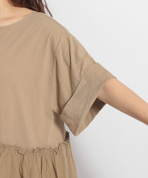 ichi（イチ）の「【ichi(イチ)】ドッキングワンピース（ワンピース・レディース・ブラック/ベージュ/グレー・FREE）」の12枚目の写真