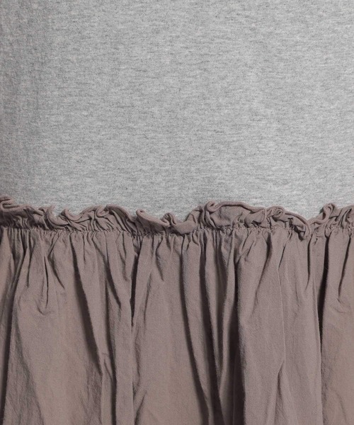 ichi（イチ）の「【ichi(イチ)】ドッキングワンピース（ワンピース・レディース・ブラック/ベージュ/グレー・FREE）」の5枚目の写真