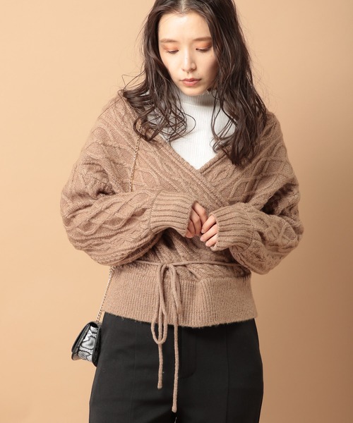 セール ブランド古着 長袖ニット ニット セーター Mysty Woman ミスティウーマン のファッション通販 Zozoused