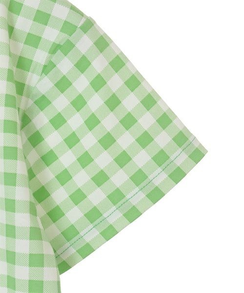 Candy Stripper PRETEND CHECK シャツ 緑 Candy Stripper（キャンディストリッパー）の「GINGHAM CHECK