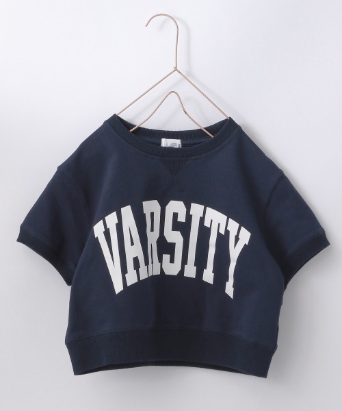 LOWRYS FARM（ローリーズファーム）の「ＢＩＧロゴプルオーバー  949610（Tシャツ/カットソー・キッズ・ネイビー/グレー/イエロー・110cm/120cm/130cm）」の3枚目の写真