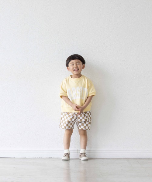 LOWRYS FARM（ローリーズファーム）の「ＢＩＧロゴプルオーバー  949610（Tシャツ/カットソー・キッズ・ネイビー/グレー/イエロー・110cm/120cm/130cm）」の4枚目の写真