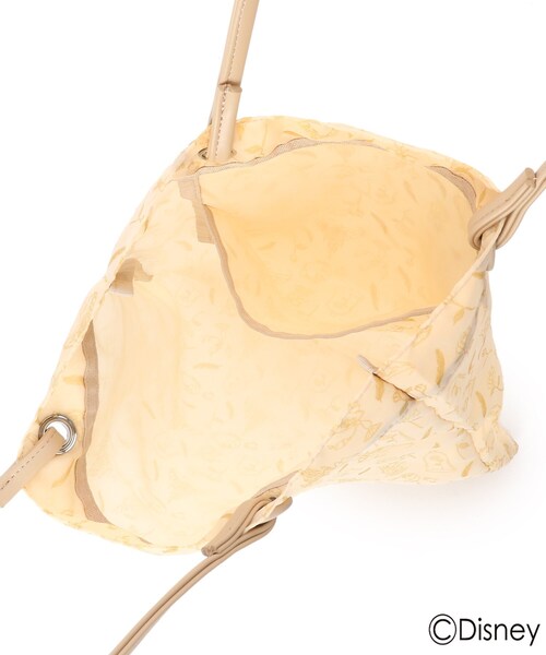 AG by aquagirl（エージーバイアクアガール）の「◆『美女と野獣』総柄チュールトートバッグ 限定アイテム（トートバッグ・レディース・ライトベージュ/ダークブラウン・00）」の8枚目の写真