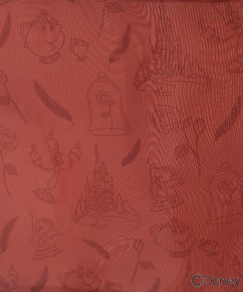 AG by aquagirl（エージーバイアクアガール）の「◆『美女と野獣』総柄チュールトートバッグ 限定アイテム（トートバッグ・レディース・ライトベージュ/ダークブラウン・00）」の11枚目の写真