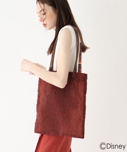 AG by aquagirl（エージーバイアクアガール）の「◆『美女と野獣』総柄チュールトートバッグ 限定アイテム（トートバッグ・レディース・ライトベージュ/ダークブラウン・00）」の12枚目の写真