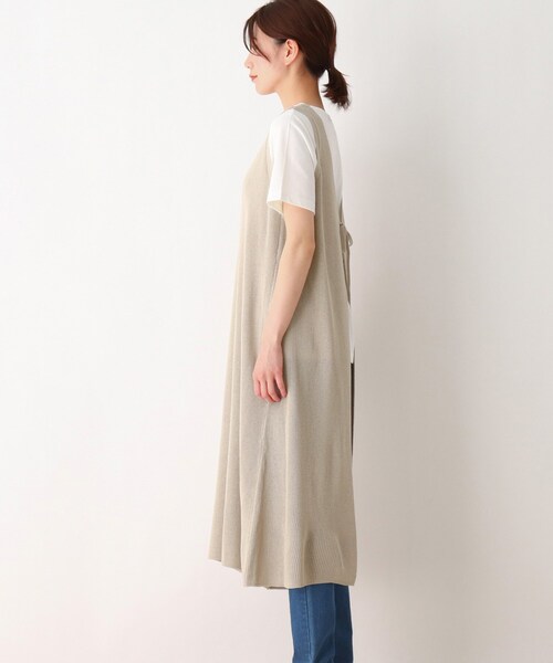 SHOO・LA・RUE（シューラルー）の「◆【2点セット/2WAY】ベスト＋Tシャツ（その他トップス・レディース・ナチュラル/ブラック・02/03/04）」の3枚目の写真