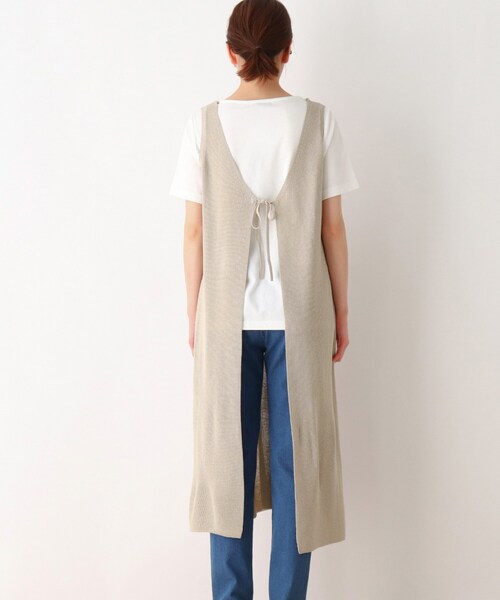 SHOO・LA・RUE（シューラルー）の「◆【2点セット/2WAY】ベスト＋Tシャツ（その他トップス・レディース・ナチュラル/ブラック・02/03/04）」の6枚目の写真