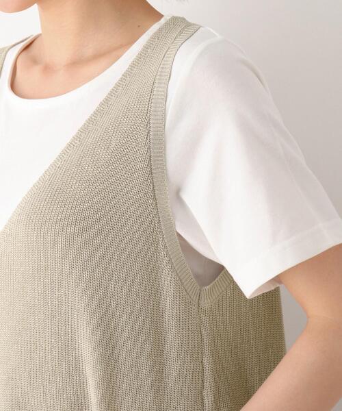 SHOO・LA・RUE（シューラルー）の「◆【2点セット/2WAY】ベスト＋Tシャツ（その他トップス・レディース・ナチュラル/ブラック・02/03/04）」の11枚目の写真