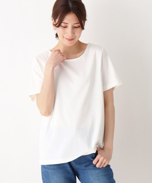 SHOO・LA・RUE（シューラルー）の「◆【2点セット/2WAY】ベスト＋Tシャツ（その他トップス・レディース・ナチュラル/ブラック・02/03/04）」の10枚目の写真