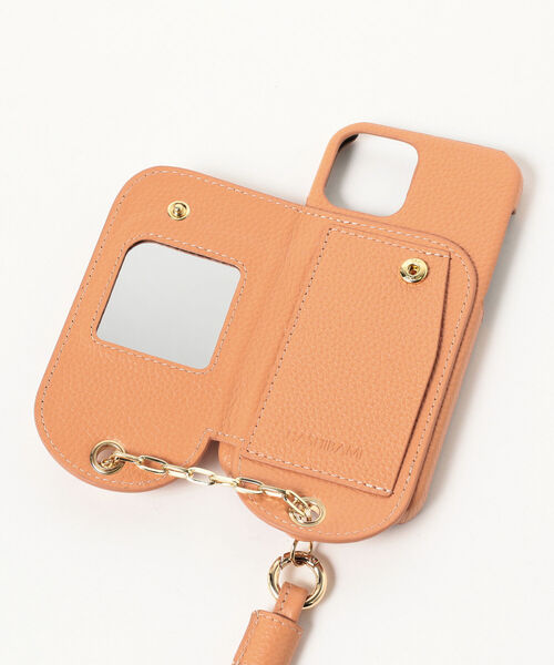 Ray BEAMS（レイビームス）の「【WEB限定】Hashibami / iPhone12・12pro レザー ケース（スマホケース/カバー・レディース・グレイッシュベージュ/スモークピンク/ブラック・ONE SIZE）」の19枚目の写真