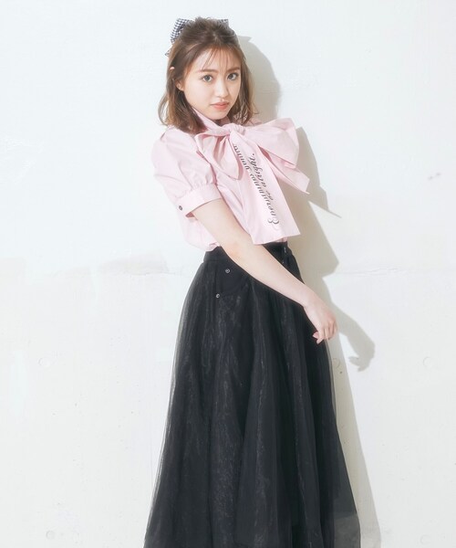 KOL ME BABY(コルミーベイビー)の「◆BIG Ribbon Blouse(シャツ/ブラウス・レディース・オフホワイト/ベビーピンク・00)」の12枚目の写真