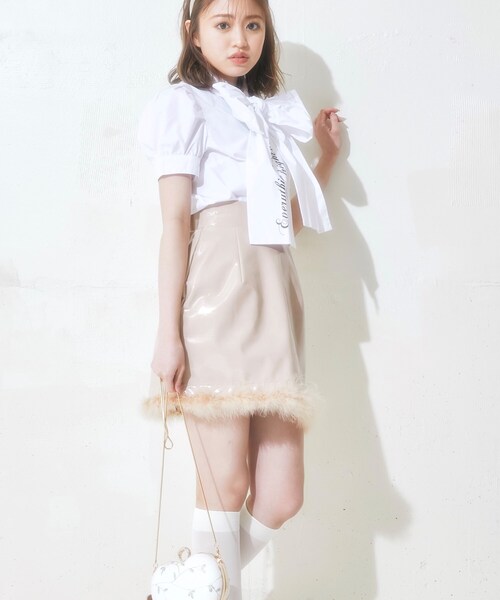 KOL ME BABY(コルミーベイビー)の「◆BIG Ribbon Blouse(シャツ/ブラウス・レディース・オフホワイト/ベビーピンク・00)」の20枚目の写真