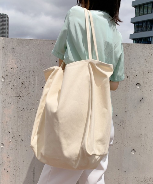 珍品／オクトパスアーミー／ トートバッグ／ベージュ x白／LARGE／80s 珍品／オクトパスアーミー／ トートバッグ／ベージュ x白／LARGE／80s