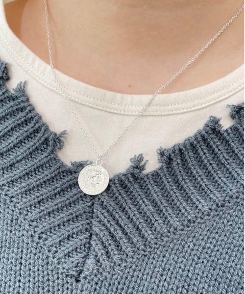 PairPair(ペアペア)の「コインネックレス(ネックレス・レディース・シルバー/ゴールド・FREE)」の2枚目の写真