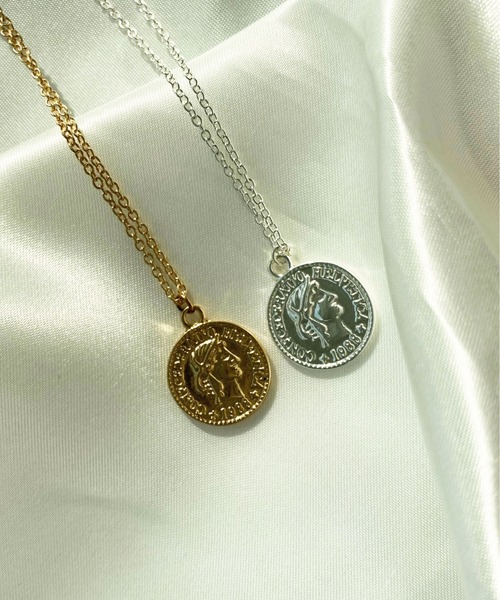 PairPair(ペアペア)の「コインネックレス(ネックレス・レディース・シルバー/ゴールド・FREE)」の3枚目の写真