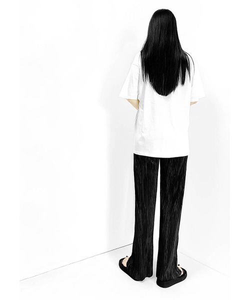 LVEU.（ラブユ.）の「Message T-shirt / メッセージTシャツ（Ai select)（Tシャツ/カットソー・レディース・ホワイト/ブラック/グリーン・FREE）」の8枚目の写真