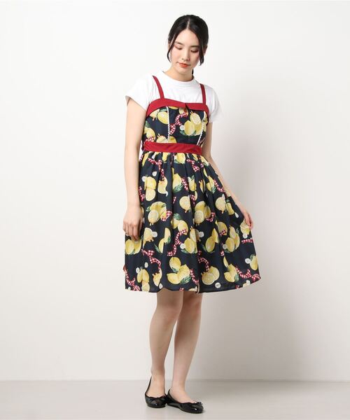 axes femme（アクシーズファム）の「ストライプレモン柄