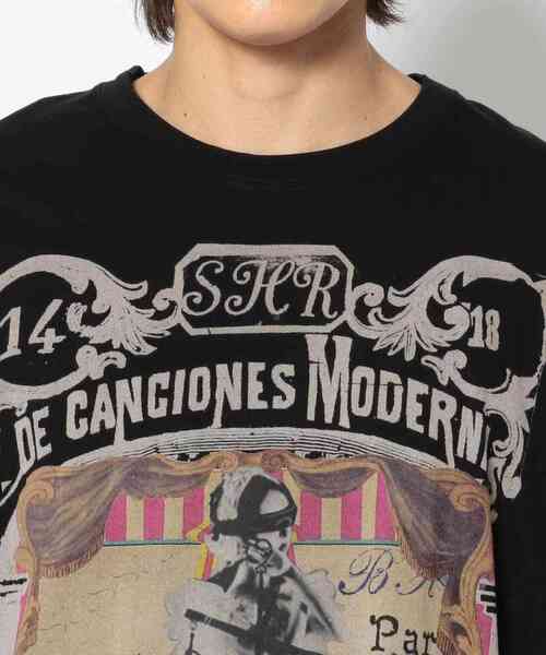 SHARE SPIRIT（シェアースピリット）の「【別注】SHARE SPIRIT/シェアースピリット/BIG-T/バレリーナ（Tシャツ/カットソー・メンズ・ブラック/アイボリー・FREE）」の5枚目の写真