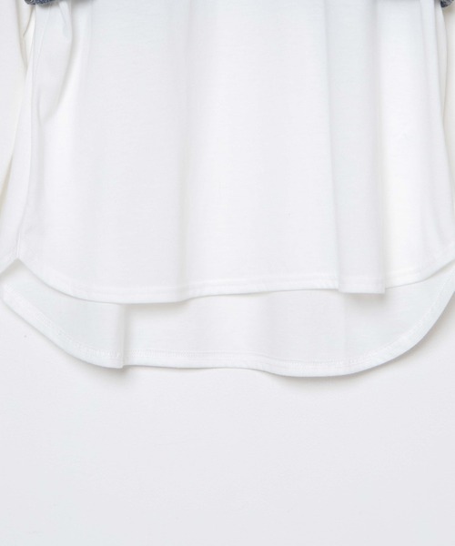 WEGO（ウィゴー）の「WEGO/ロンTSETショートニットベスト（ベスト・レディース・ブラック/ブルー系その他/オレンジ系その他・FREE）」の4枚目の写真