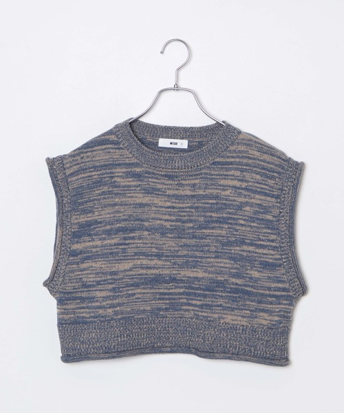 WEGO（ウィゴー）の「WEGO/ロンTSETショートニットベスト（ベスト・レディース・ブラック/ブルー系その他/オレンジ系その他・FREE）」の14枚目の写真