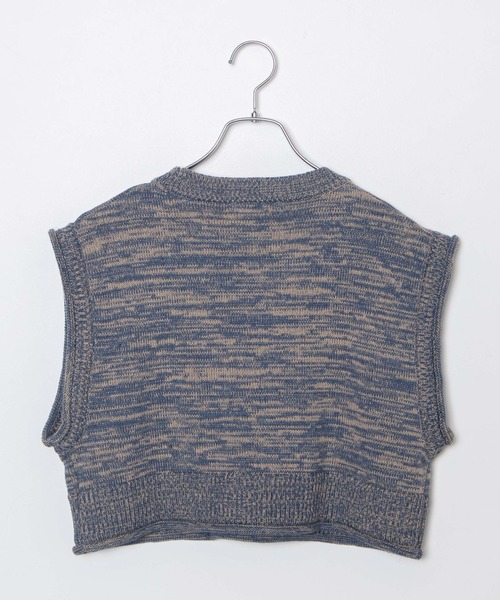 WEGO（ウィゴー）の「WEGO/ロンTSETショートニットベスト（ベスト・レディース・ブラック/ブルー系その他/オレンジ系その他・FREE）」の15枚目の写真