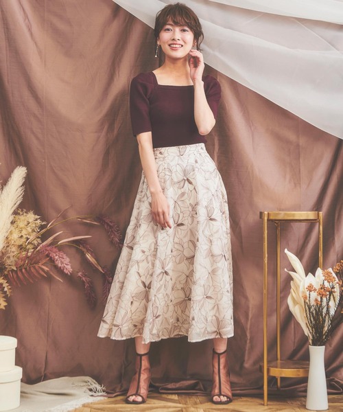 NOELA（ノエラ）の「ウォッシャブルパワショルニット（ニット/セーター・レディース・ブラック/オフホワイト/ボルドー/キャメル/モカ・FREE）」の11枚目の写真