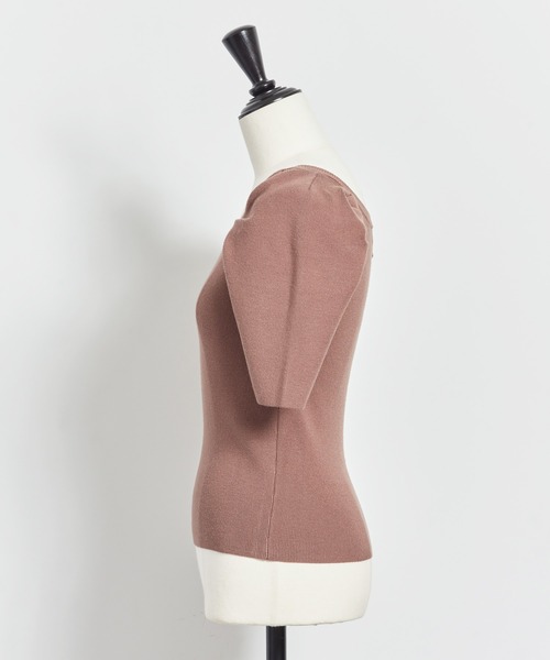 NOELA（ノエラ）の「ウォッシャブルパワショルニット（ニット/セーター・レディース・ブラック/オフホワイト/ボルドー/キャメル/モカ・FREE）」の20枚目の写真