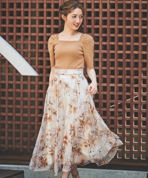 NOELA（ノエラ）の「ウォッシャブルパワショルニット（ニット/セーター・レディース・ブラック/オフホワイト/ボルドー/キャメル/モカ・FREE）」の17枚目の写真