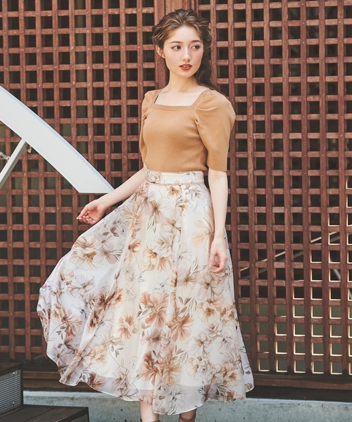 NOELA（ノエラ）の「ウォッシャブルパワショルニット（ニット/セーター・レディース・ブラック/オフホワイト/ボルドー/キャメル/モカ・FREE）」の7枚目の写真