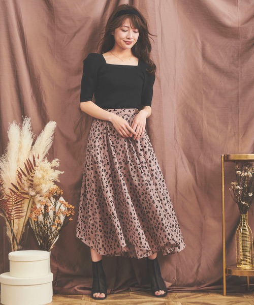 NOELA（ノエラ）の「ウォッシャブルパワショルニット（ニット/セーター・レディース・ブラック/オフホワイト/ボルドー/キャメル/モカ・FREE）」の15枚目の写真