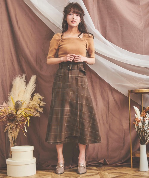 NOELA（ノエラ）の「ウォッシャブルパワショルニット（ニット/セーター・レディース・ブラック/オフホワイト/ボルドー/キャメル/モカ・FREE）」の12枚目の写真